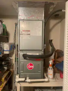 Holiday HVAC Replacement 1 Air Handler Prior to Installation 1