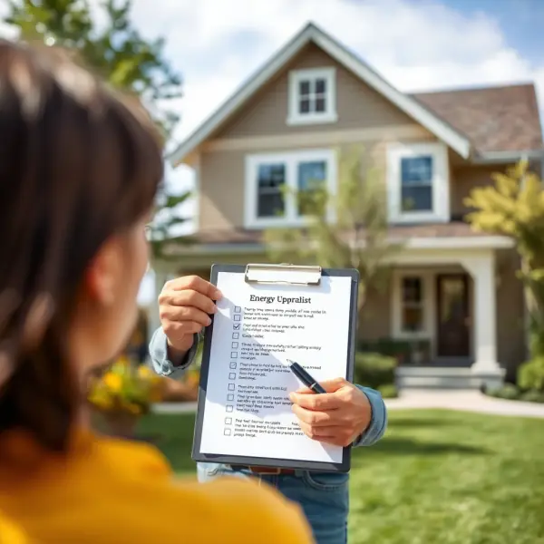 Clean Energy Tax Credit: HVAC Efficiency Guide | H2C 4 A homeowner looks at a checklist of energy-efficient upgrades on a clipboard.