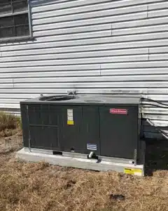 New package unit after complete install